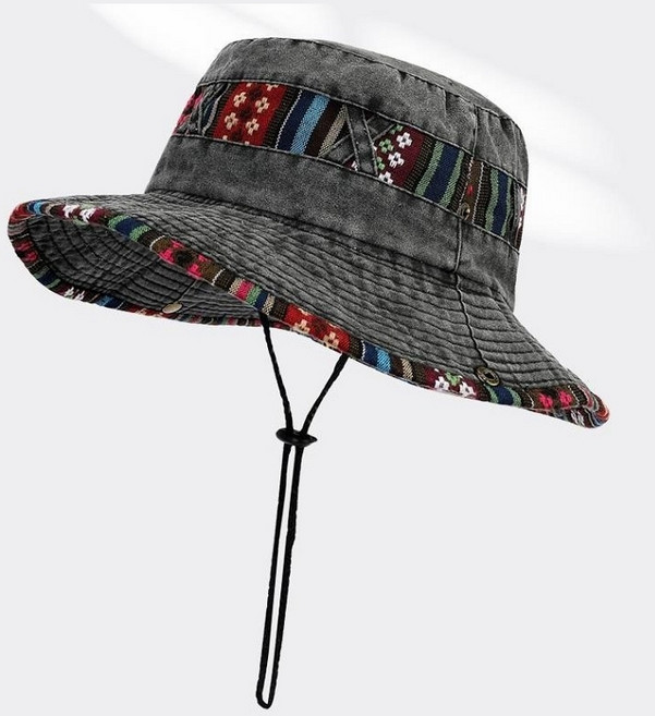 [쉬즈본] 소채모자/남성 햇빛 자외선 차단 챙 넓은 벙거지 남자 낚시 모자 등산모자