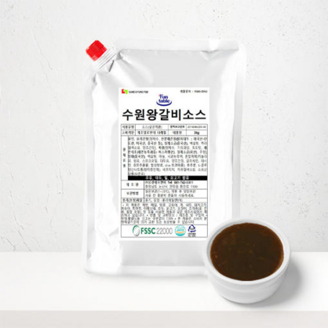 펀테이블 수원왕갈비소스 2kg 간장치킨소스, 1개