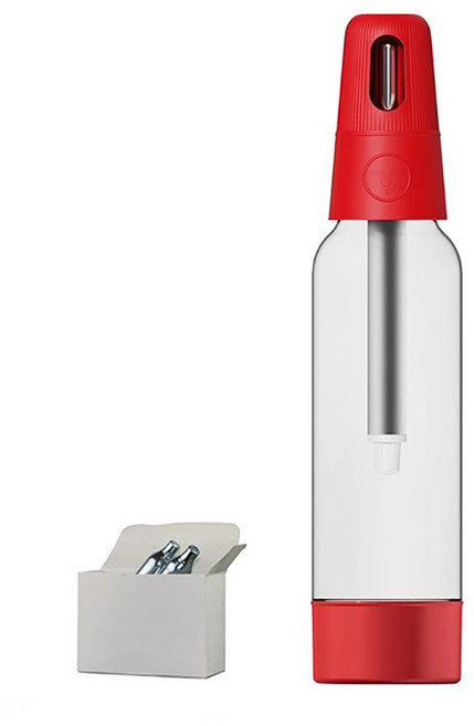 Magic Soda maker 氣泡水機, 氣泡水機(紅)(含氣彈*10)