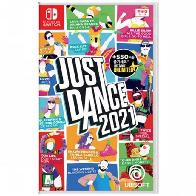 [중고] [스위치] 저스트 댄스 2021 한글판 닌텐도 정품칩 NS SWITCH