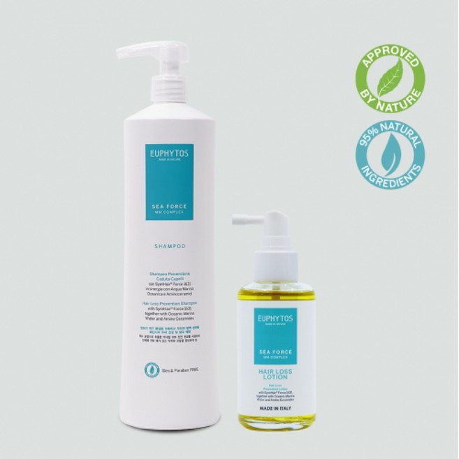 [유피토스] 씨포스 탈모 관리세트 (샴푸 1000ml + 토닉 100ml), 1세트