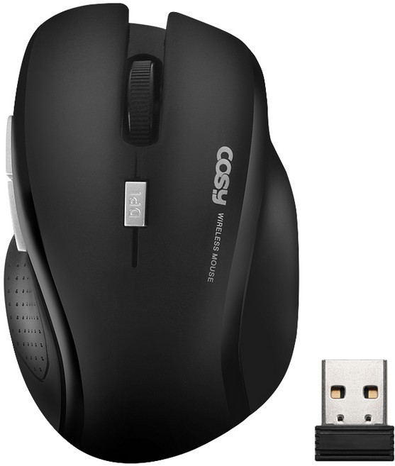 M3119WL 맥북에어/프로 인체공학 아머 무선마우스, 블랙