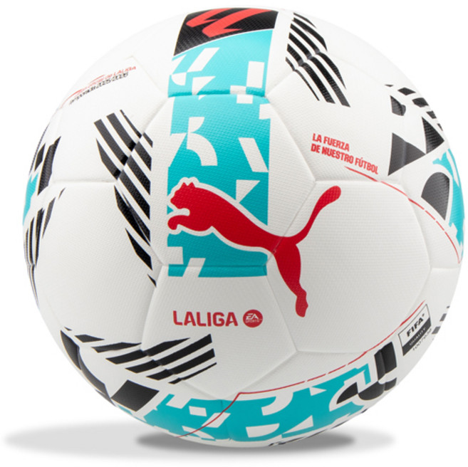 푸마 오비타 라리가 1 피파퀄리티 08463001 축구공, 1개
