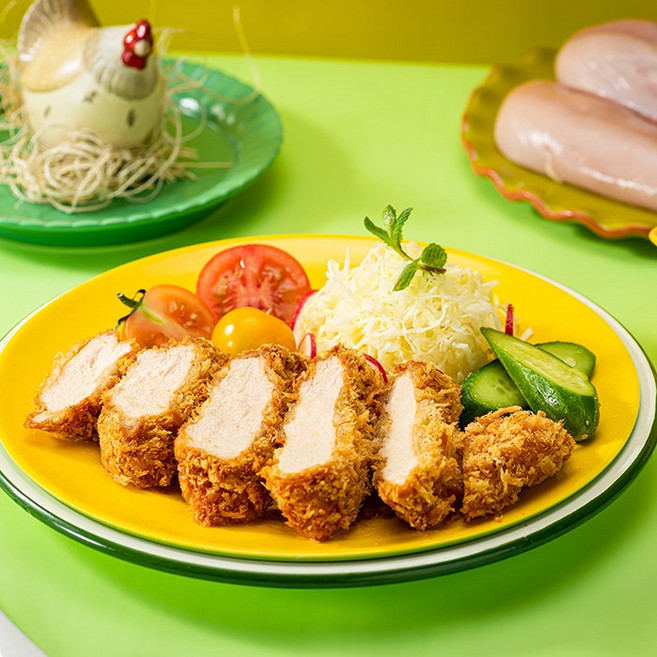 유혜광 수제 통 등심돈까스 돈카츠 소스별도구매, 통치킨까스 8장(총 4팩)(소스없음), 1개