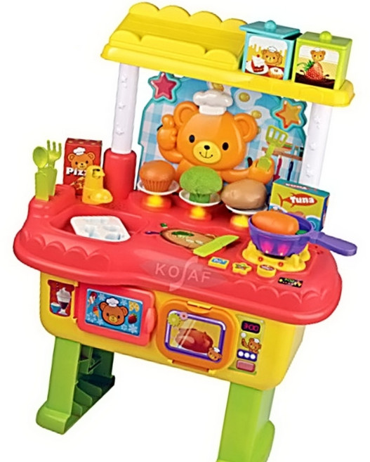 글샵 곰돌이 주방놀이세트 카페장난감