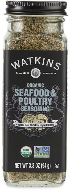 Watkins 고메 양념통 해산물 가금류 조미료 3온스, Seafood & Poultry Seasoning