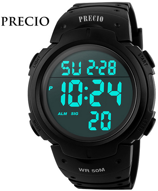 프레시오 스포츠시계 전자시계 손목시계 50M방수시계 N68