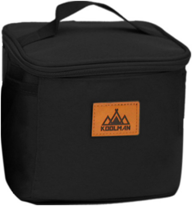 KOOLMAN(쿨맨) 다용도 양념통 수납 캠핑 가방, 1개, 1단, 양념통 수납가방 - 블랙