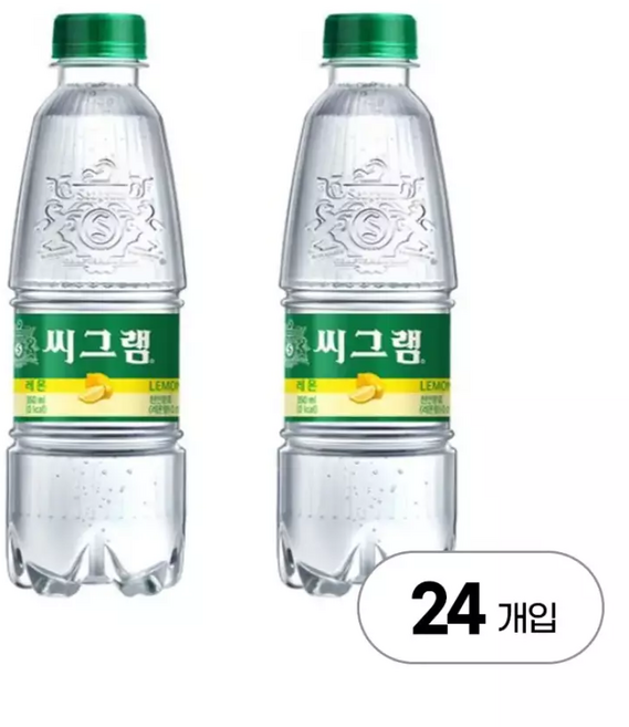씨그램 레몬 24펫 / 탄산수, 1개, 350ml