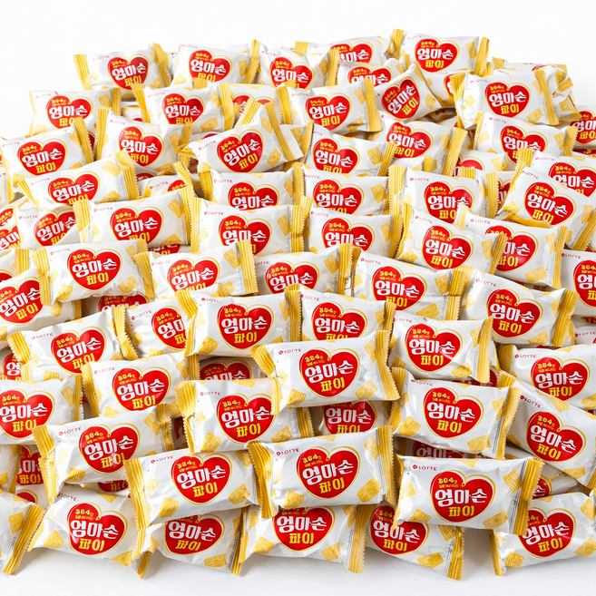 롯데 엄마손파이12.7g 사무실간식 60개(개별포장), 60개