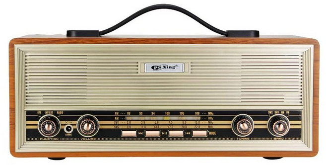 옛날 진공관 라디오 소형 빈티지 실버 옐로우 기본 미니 아날로그 카세트 감성, PX-630BT 티크, 기본 모델명/품번