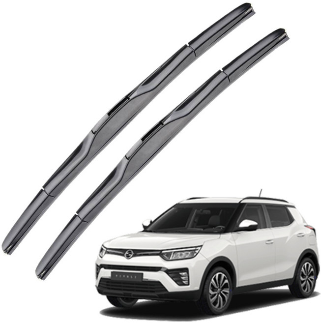 쌍용 KGM 티볼리 전차종 자동차 와이퍼 순정형 600 400 1+1, 1세대-베리뉴티볼리(19~23)-600+400mm