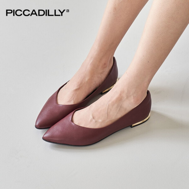 [피카딜리] [PICCADILLY] 274065-22 플랫슈즈_버건디(1.5cm)