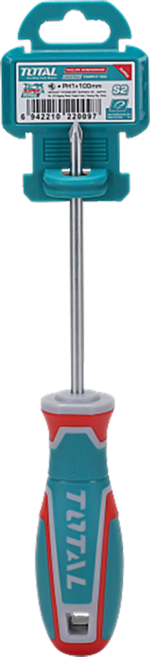 토탈툴스 TOTAL 자석 십자 드라이버 PH 1 x 100 mm, 1개
