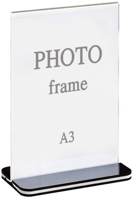 디모어 아크릴 테이블 스탠드 광고 메뉴 안내판 액자, 1개