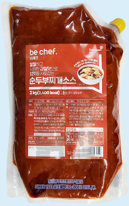 동원 비셰프 순두부찌개소스 2kg, 1개