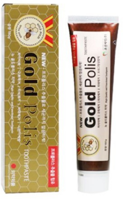 NEW 골드 폴리스 치약 180g, 1개