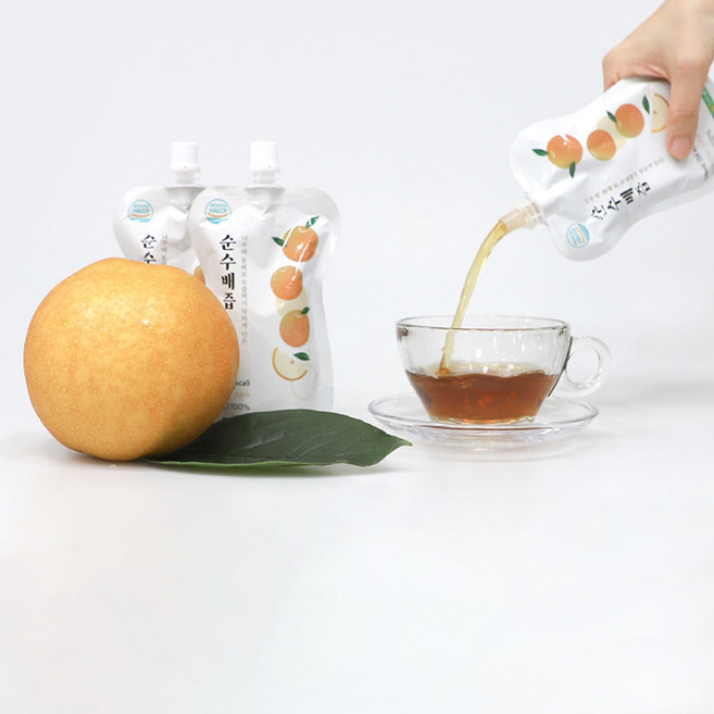 프리미엄 나주 순수배즙 100% 나주배 물없이 통째로 NFC 착즙 HACCP인증, 120ml, 10개