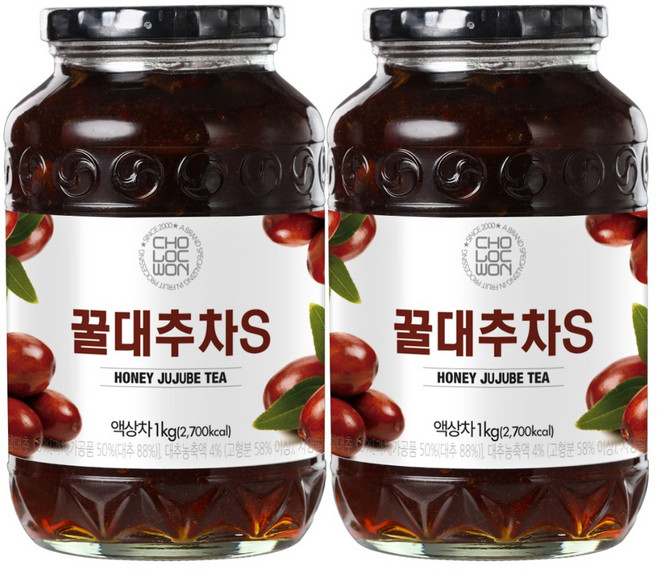 초록원 꿀대추차S, 1kg, 1개입, 2개