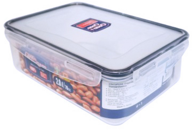 네오플 굿앤굿 밀폐 용기 2L (235 x 165 x 75mm), 1개