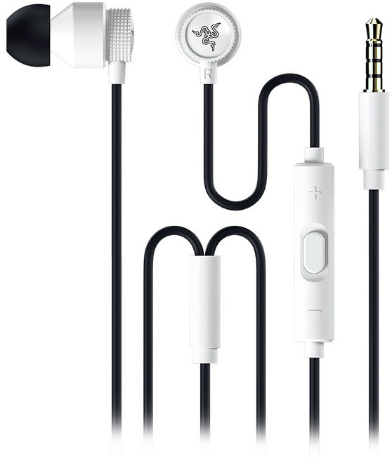 레이저코리아 Hammerhead V3 게이밍 이어폰 고음질 인체공학적, 화이트, Razer Hammerhead V3