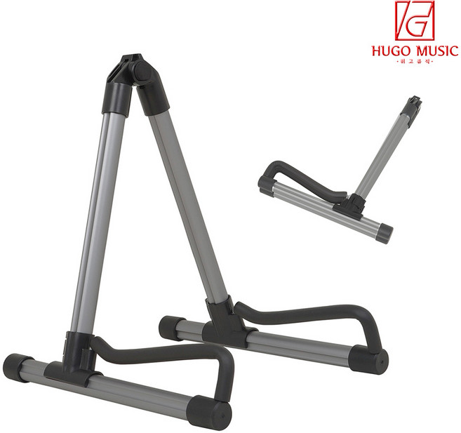 위고뮤직 FL-04 알루미늄 기타스탠드 통기타 받침대 거치대, 1개