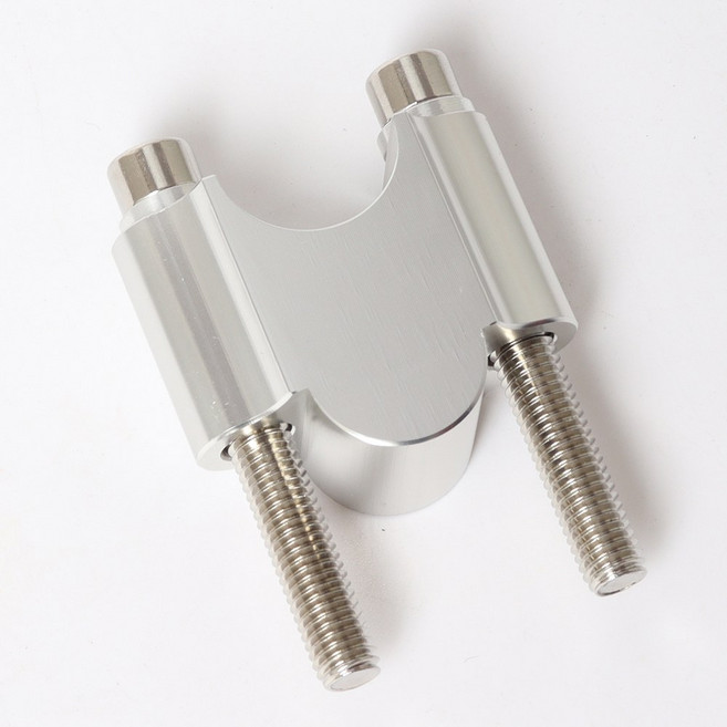 오토바이 핸들 바 라이저 마운트 클램프 범용 28mm 1 1/8 22mm 7/8 For R1200gs MT07 MT09, 1개