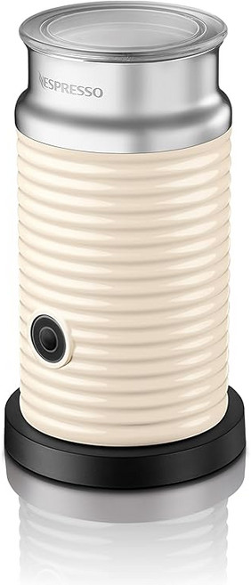 네스프레소 에어로치노 3 화이트 우유 가열 거품기 3594-JP-WH, 1개