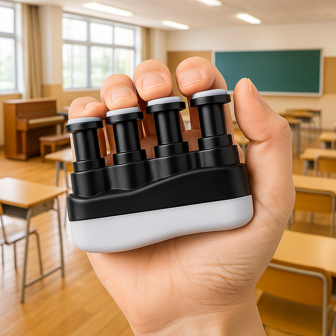 안리브 피아노 손가락 악력기, 블랙, 1개