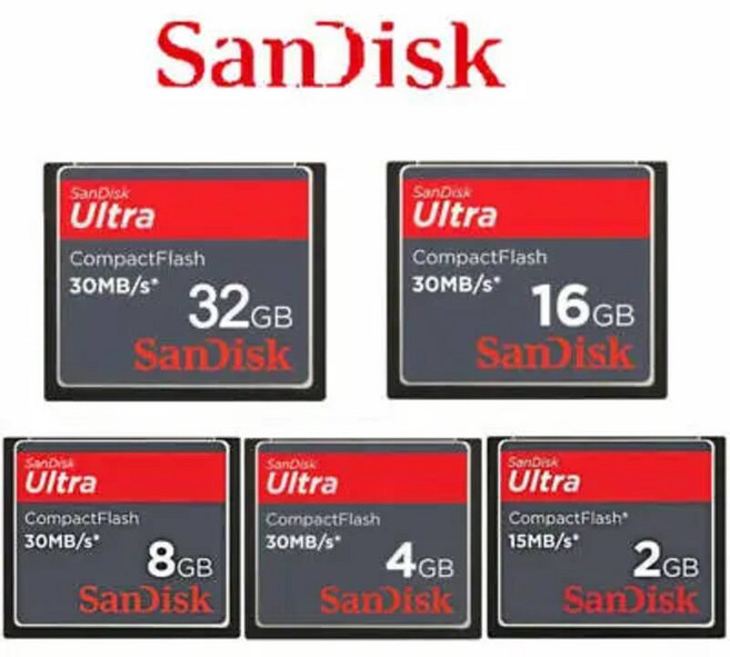 SD 메모리 블랙박스 카드 핸드폰 게임기 태블릿 노트북 에스디 SanDisk CF 4GB 8GB 16GB 컴팩트 플래시 30 Mb/s 울트라 카메라 용 정품 니콘