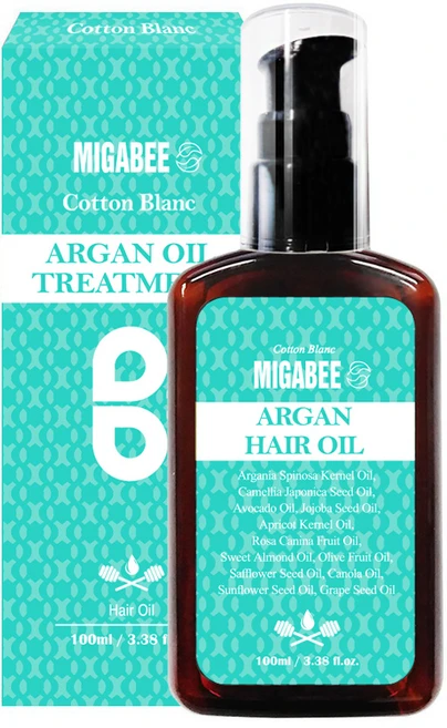 미가비 퍼퓸 아르간 헤어오일 코튼블랑향, 100ml, 1개 - 쿠팡