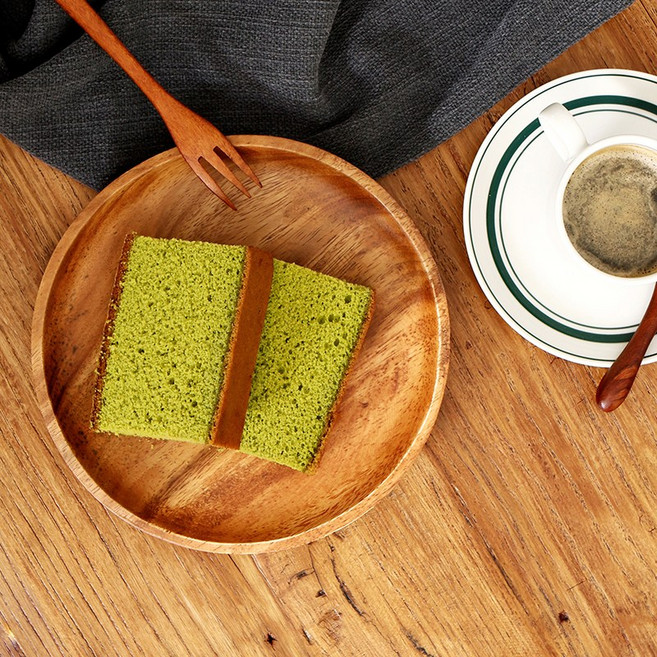 통원목 우드 플레이트 나무 그릇 모음, 05.우드원형접시, 1개