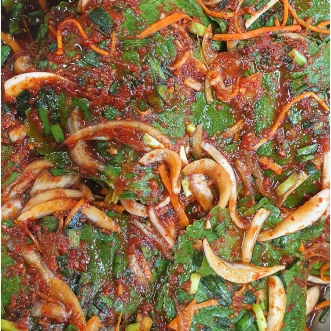 국산고춧가루100% 생깻잎김치 밥이술술, 300g, 2개, 생깻잎김치300g+300g