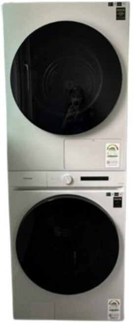 삼성전자 BESPOKE 그랑데 AI 원바디 Top Fit 세탁기 + 건조기 24kg 20kg 방문설치, 그레이지, WF2420HCEEC