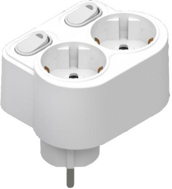 멀티콘센트 개별스위치 2구 HJT-22/회전 10EA, 10개