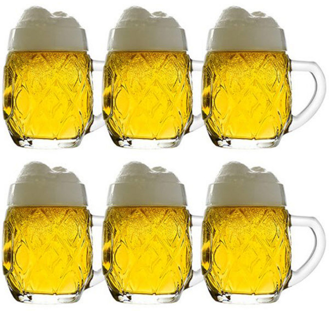 토탈하우스 독일 스토즐 오베르글라스 맥주잔 랜드버그 (9723), 6개