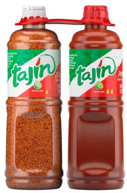 Tajin 타진 클라시코 시즈닝 14oz 마일드 핫소스 15.38oz 번들(2팩), 1세트, X-0)33329975311