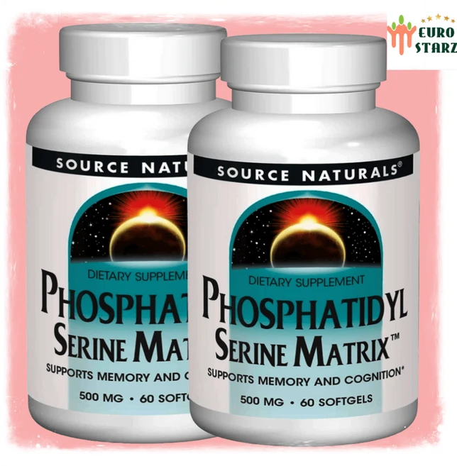 1+1 소스내츄럴스 포스파티딜세린 매트릭스 500mg 60소프트젤 대두 레시틴 글루텐프리, 60정 - 쿠팡