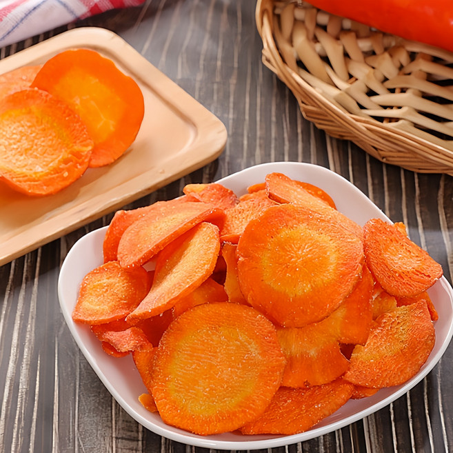 健康本味 紅蘿蔔脆片 大包裝1Kg, 1個, 紅蘿蔔脆片 大包裝, 1kg