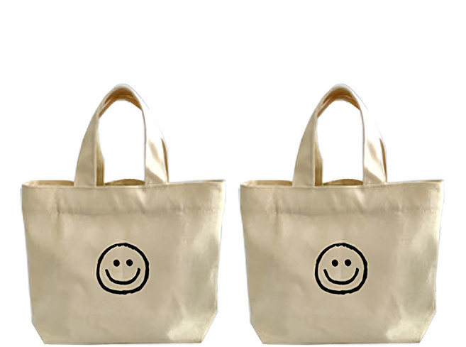 뷰레이터닷컴 위스퍼 스마일 캔버스 미니백 2p