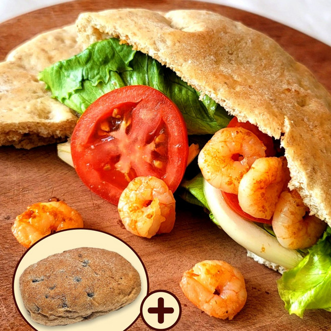 100% 우리 통밀 피타브레드 천연발효 통곡물빵 우리밀 무첨가 통밀가루가 아닌 섬유질많은 껍질이 살아있는 통곡물빵 저당 당뇨빵 NO버터 NO방부제 NO우유 NO계란, 500g, 4세트