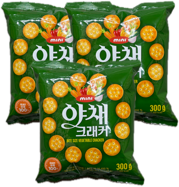 노브랜드 야채크래커, 3개, 300g