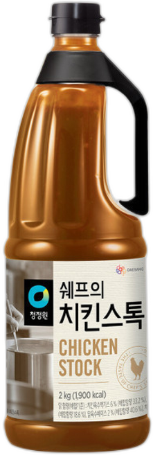 청정원 쉐프의 치킨스톡, 1개, 2kg