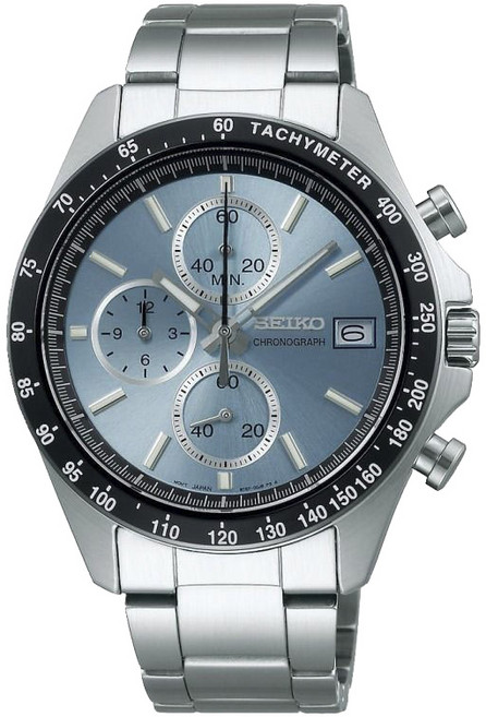 Seiko 精工 Selection Quartz Chronograph男士金屬腕錶 SBTR029