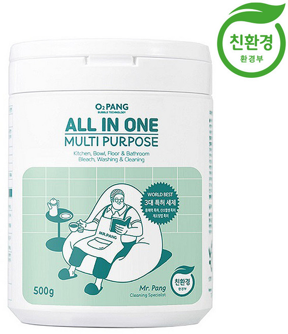 오투팡 다목적 세정제 친환경 주방 기름때제거 500g, 1개, 500ml