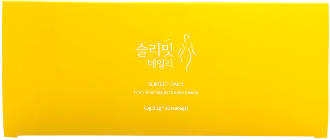 슬리밋 데일리 감비차 한방 차 레시피 1박스 30개입 한달분, 2.1g, 2개