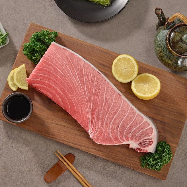 [튜나바이브] 냉동참치회 참다랑어 3번 뱃살 1kg, 1개