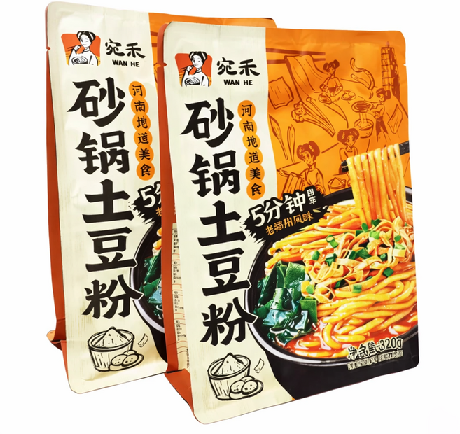 투도우펀 마라탕 당면 감자면 중국 넓적당면 매운맛 320g, 1개