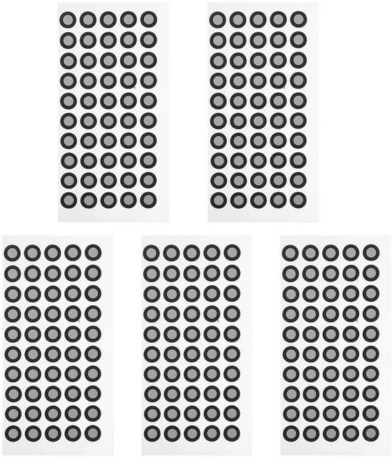 3D 스캐너 포지셔닝 타겟 스티커 3D 스캐너 마킹 마커 도트 마킹 턴테이블 3D 스캐닝 참조 5 매, 01 5 sheets