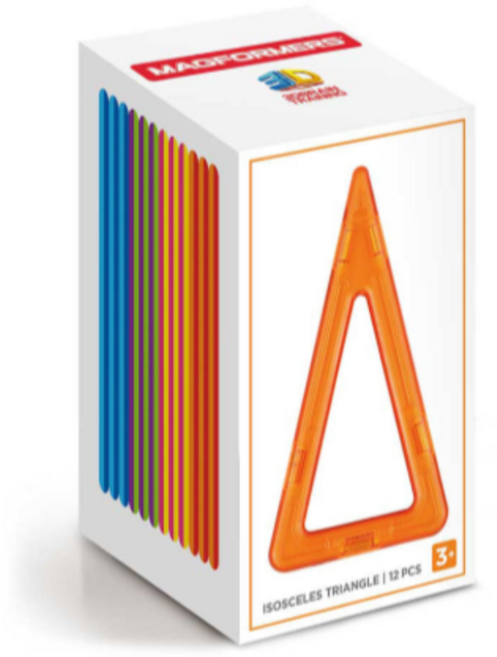 맥포머스 싱글 이등변 삼각형 확장용 교구세트, COLOR MIX / 상세 참조, 5개